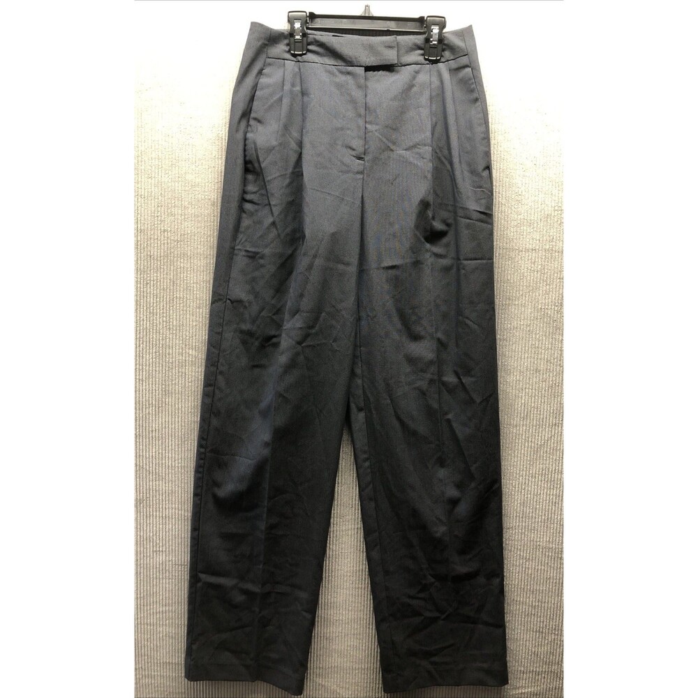 Body By Victoria Women’s Dress Pants 2 Blue Bridget Fit Career Office Trouser
